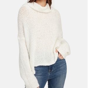 Free People BFF Sweater in White